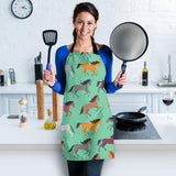 Colorful Horses Pattern Adjustable Apron