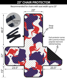 Kangaroo Australian pattern Chair Cover Protector