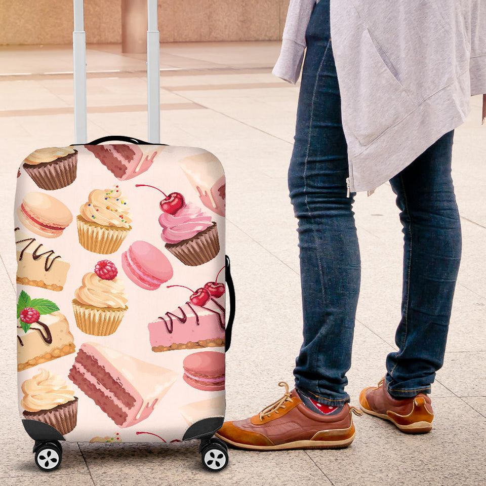 Cake Cupcake Sweets Pattern Luggage Covers