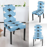 Stingray Pattern Print Design 03 Dining Chair Slipcover