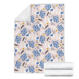 Cute Peacock Pattern Premium Blanket