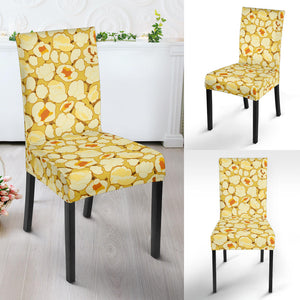 Popcorn Pattern Print Design 04 Dining Chair Slipcover