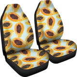 Watercolor Papaya Pattern  Universal Fit Car Seat Covers