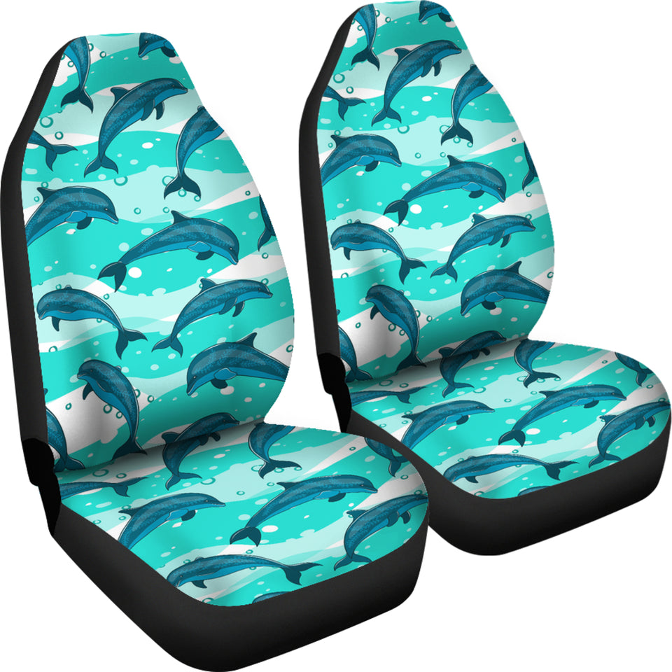 Dolphin Sea Pattern Universal Fit Car Seat Covers