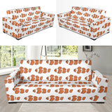 Clown Fish Pattern Print Design 05 Sofa Slipcover