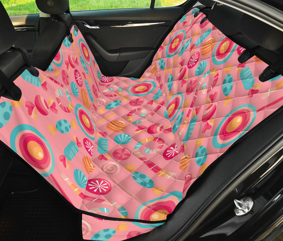 Colorful Candy Pattern Dog Car Seat Covers