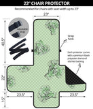 broccoli sketch pattern Chair Cover Protector