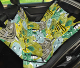 Hand Drawn Windmill Pattern Dog Car Seat Covers