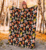 Goldfish Pattern Print Design 03 Premium Blanket