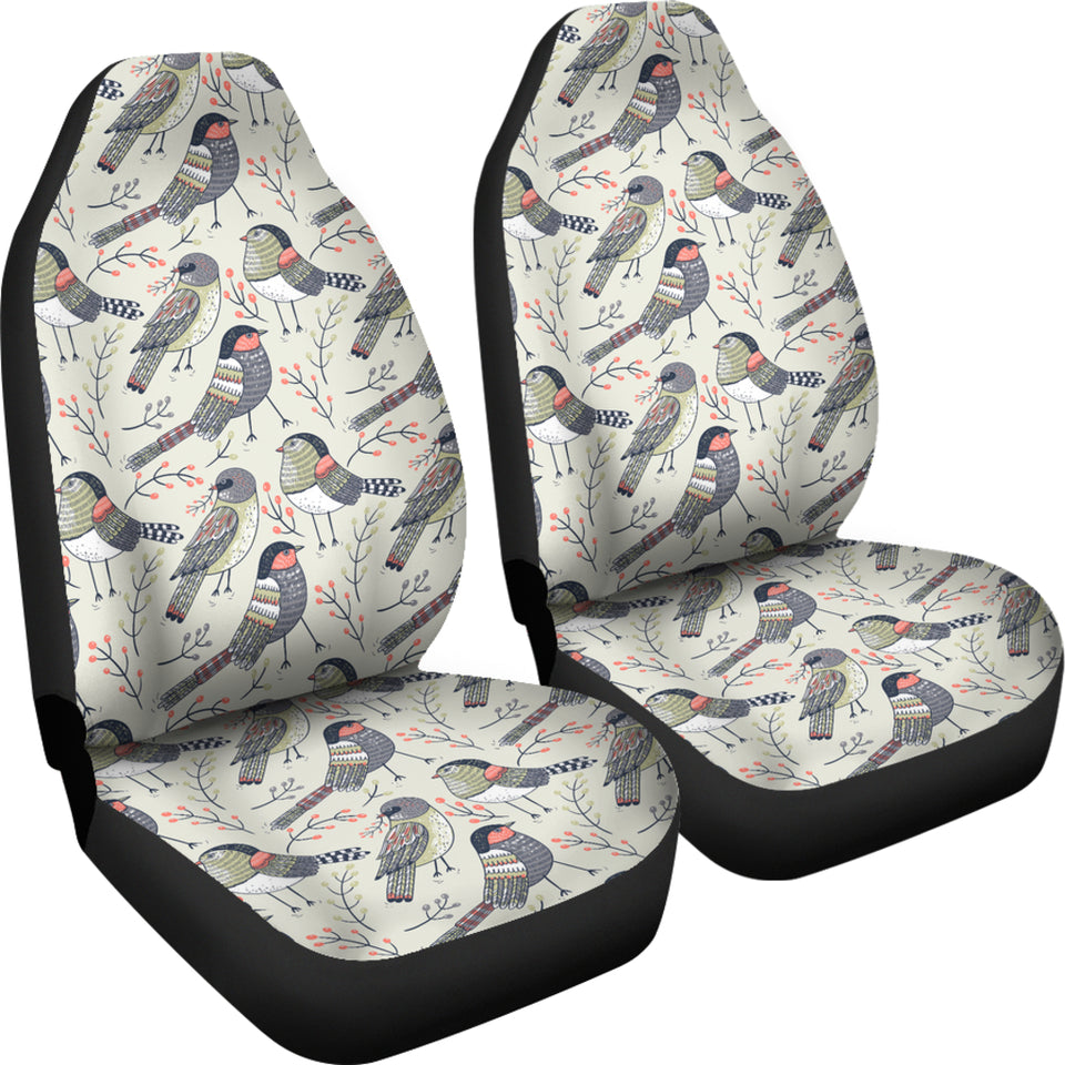 Pigeon Pattern Print Design 04 Universal Fit Car Seat Covers