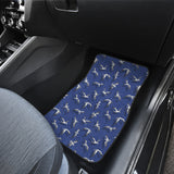 Seagull Pattern Print Design 03 Front Car Mats