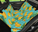 Banana Palm Leaves Pattern Background Dog Car Seat Covers
