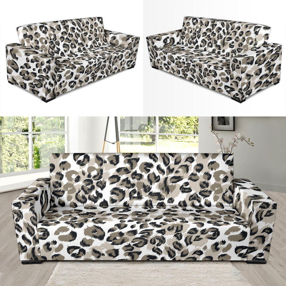 Leopard Skin Print Pattern Sofa Slipcover