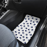 Swallow Pattern Print Design 03 Front Car Mats