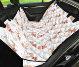 Chihuahua Bone Paw Pattern Dog Car Seat Covers