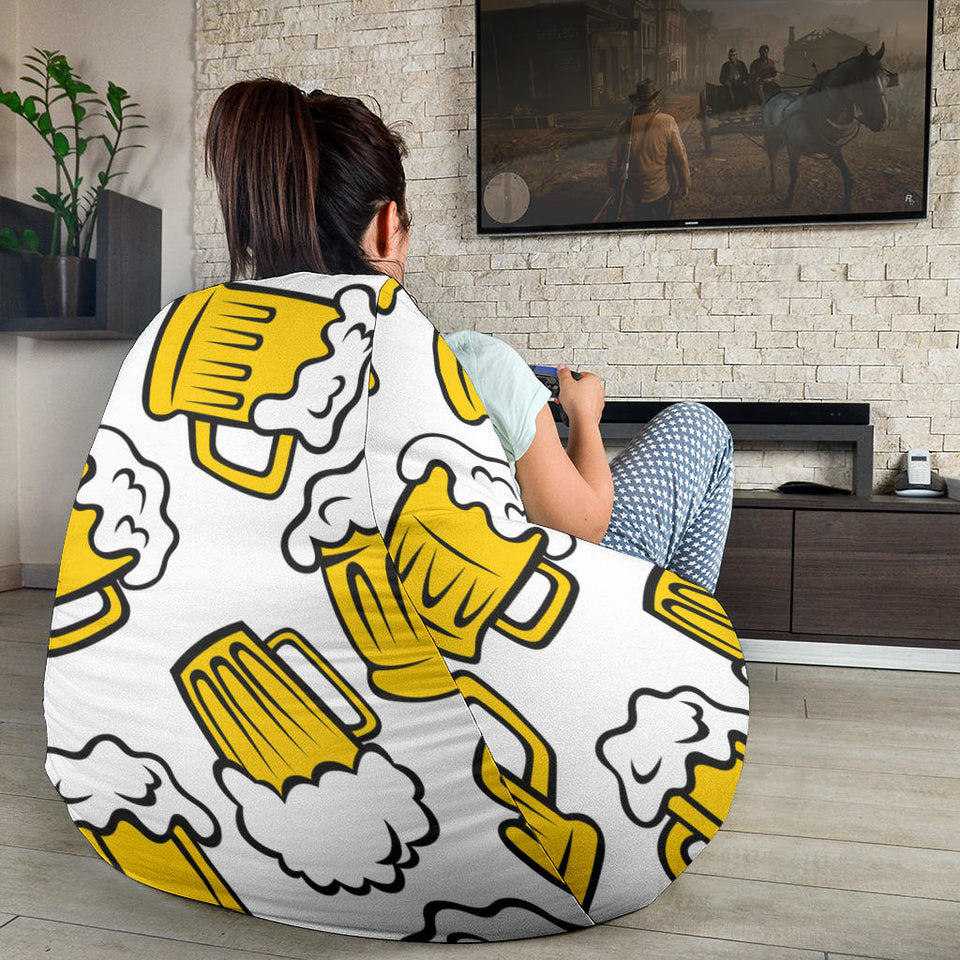 Beer Design Pattern Bean Bag Cover