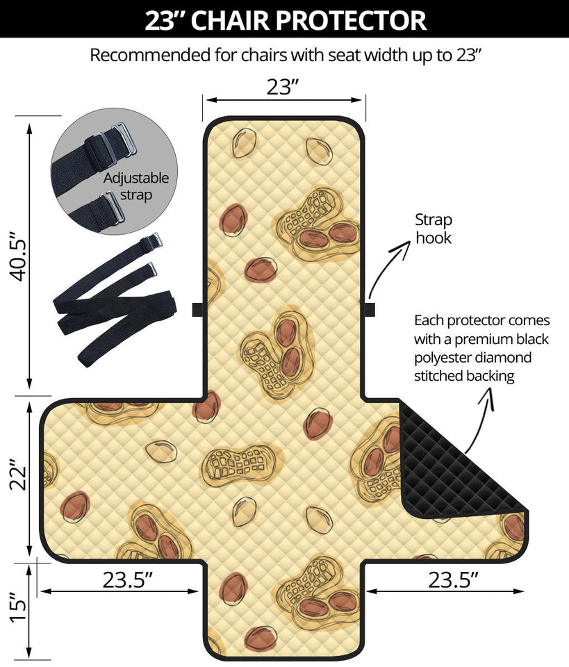 peanuts design pattern Chair Cover Protector