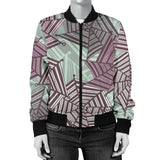Spider Web Cobweb Design Color Pattern Women'S Bomber Jacket