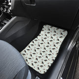 Pelican Pattern Print Design 02 Front Car Mats