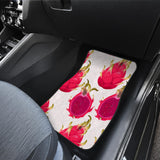 Dragon Fruits Design Pattern Front And Back Car Mats