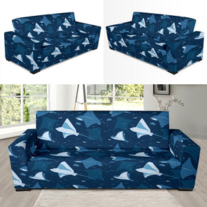 Stingray Pattern Print Design 04  Sofa Slipcover