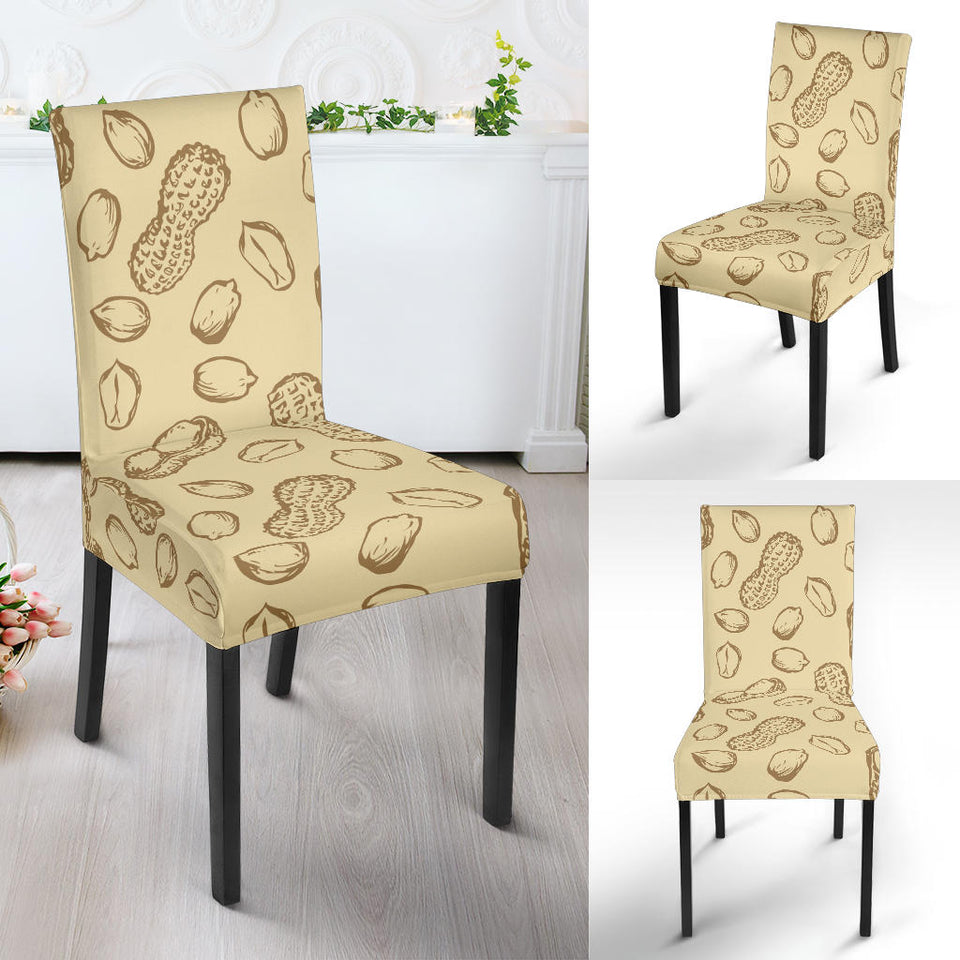 Hand Drawn Peanuts Pattern Dining Chair Slipcover