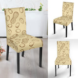 Hand Drawn Peanuts Pattern Dining Chair Slipcover