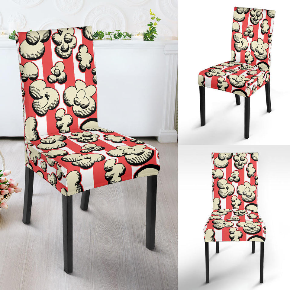 Popcorn Pattern Print Design 05 Dining Chair Slipcover