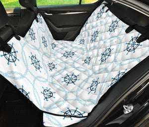Nautical Steering Wheel Chain Dog Car Seat Covers