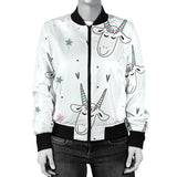 Cute Goat Design Pattern Women'S Bomber Jacket