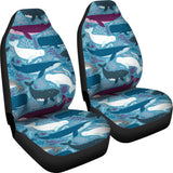 Whale Design Pattern  Universal Fit Car Seat Covers