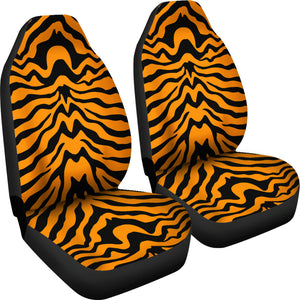 Bengal Tigers Skin Print Pattern Universal Fit Car Seat Covers
