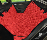 Strawberry Pattern Red Background Dog Car Seat Covers