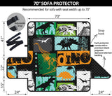 dinosaurs print pattern Sofa Cover Protector