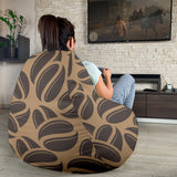 Coffee Bean On Brown Background Bean Bag Cover