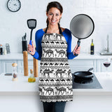 Camel Polynesian Tribal Pattern Adjustable Apron