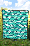 Dolphin Sea Pattern Premium Quilt