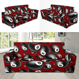 Billiard Ball Pattern Print Design 05 Sofa Slipcover