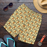 English Bulldog Pattern Print Design 02 Men Shorts