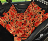 Fire Flame Pattern Dog Car Seat Covers