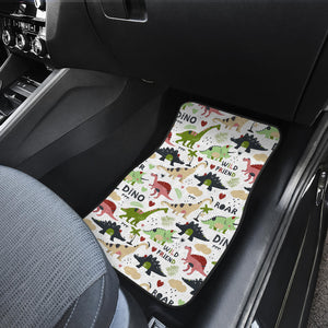 Cute Dinosaurs Pattern Front Car Mats