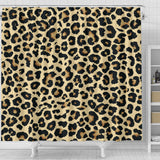 Leopard Print Design Pattern Shower Curtain Fulfilled In US