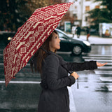 Dachshund Nordic Pattern Umbrella