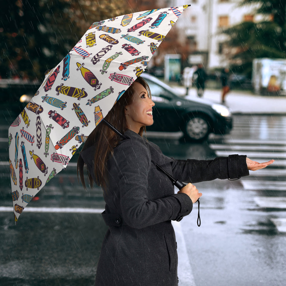 Skate Board Pattern Print Design 05 Umbrella