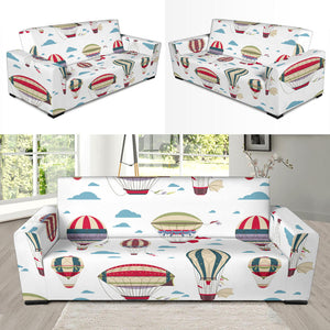 Hot Air Balloon Pattern Sofa Slipcover