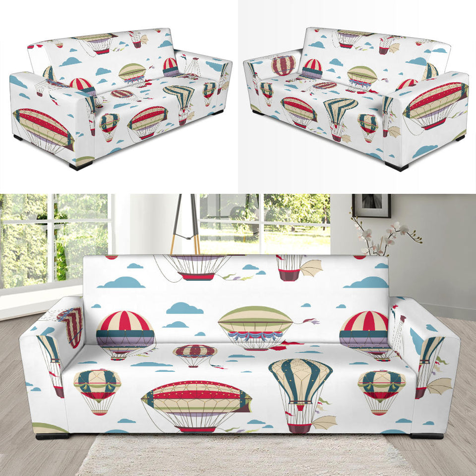 Hot Air Balloon Pattern Sofa Slipcover