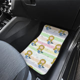 Cute Hand Drawn Mermaid Front And Back Car Mats