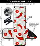 Chili pattern Recliner Cover Protector