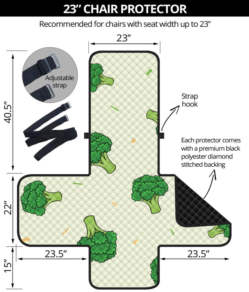 Broccoli pattern Chair Cover Protector