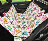 Color Cute Owl Pattern Dog Car Seat Covers